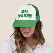 Gone Squatchin – Funny Bigfoot Gift Trucker Pet (In situ)