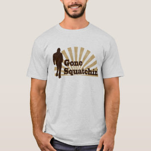 Gone Squatchin Funny Bigfoot Sasquatch T-shirt
