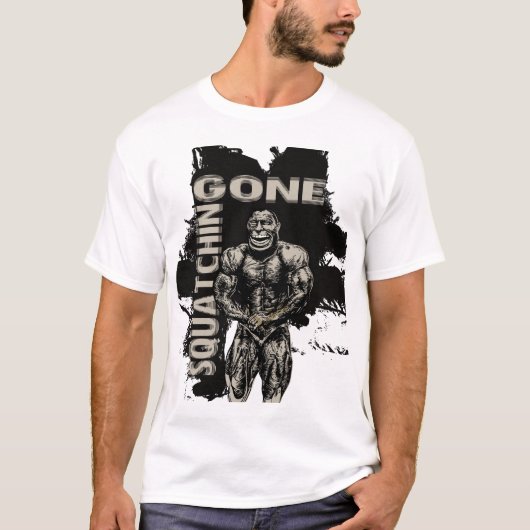 Gone Squatchin Funny T-Shirt (Voorkant)
