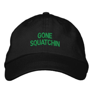 Gone Squatchin Geborduurde Pet