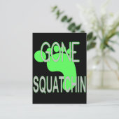 Gone Squatchin Gifts Briefkaart (Staand voorkant)
