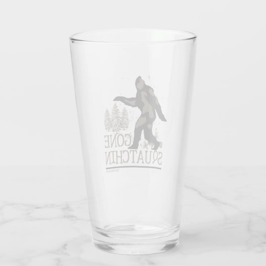 Gone Squatchin Glas (Achterkant)