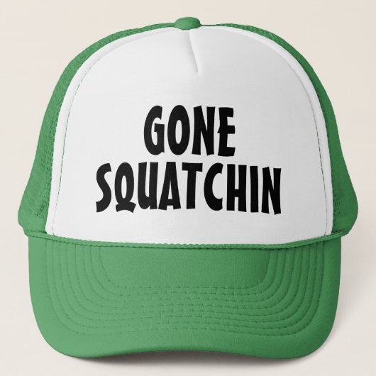 Gone Squatchin – Grappig Bigfoot Cadeau Trucker Pet (Voorkant)