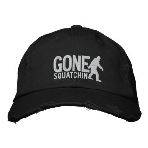 GONE SQUATCHIN GROOT geborduurd pet