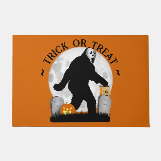Gone Squatchin' Halloween Deurmat (Voorkant)