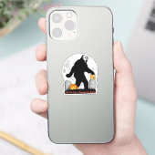 Gone Squatchin' Halloween Sticker (Telefoon)