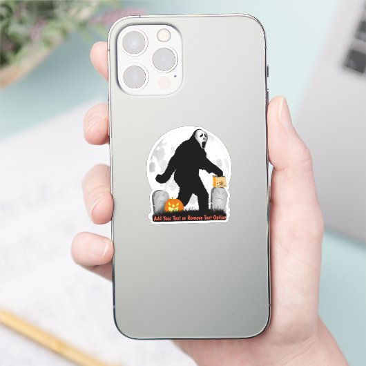 Gone Squatchin' Halloween Sticker (Telefoon)