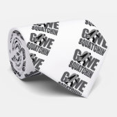 Gone Squatchin Headline Pas dit aan Stropdas (Opgerold)