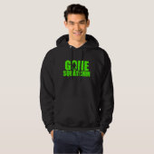 Gone Squatchin Hoodie Green (Voorkant volledig)