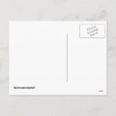 Gone Squatchin' in het nieuwjaar Feestdagenkaart (Achterkant)