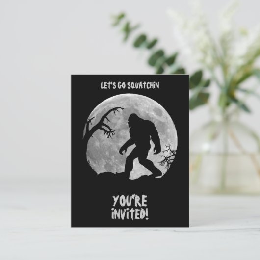 Gone Squatchin Kaart (Staand voorkant)