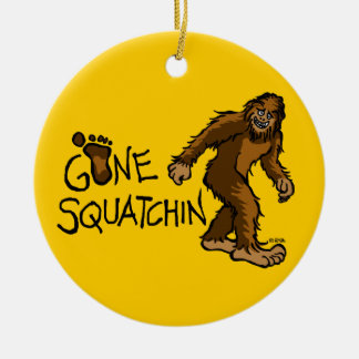 Gone Squatchin Keramisch Ornament