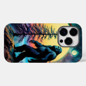 Gone Squatchin' Kleurrijk Sasquatch Landschap Case-Mate iPhone Case (Achterkant (horizontaal))
