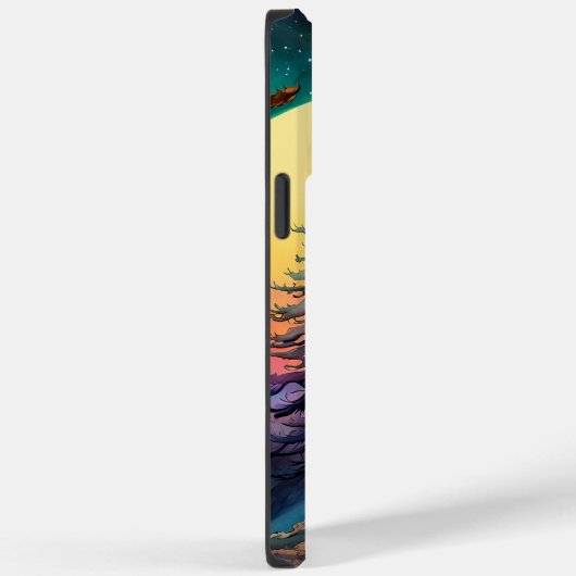 Gone Squatchin' Kleurrijke Sasquatch Landschap Case-Mate iPhone Case (Achterkant / Rechts)