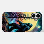 Gone Squatchin' Kleurrijke Sasquatch Landschap Case-Mate iPhone Case (Achterkant (horizontaal))