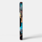 Gone Squatchin' Kleurrijke Sasquatch Landschap Case-Mate iPhone Case (Achterkant / Links)