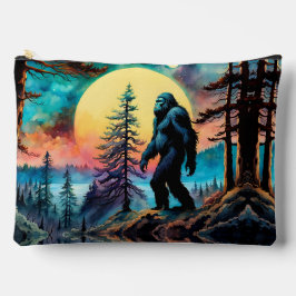 Gone Squatchin' Kleurrijke Sasquatch Landschap Etui