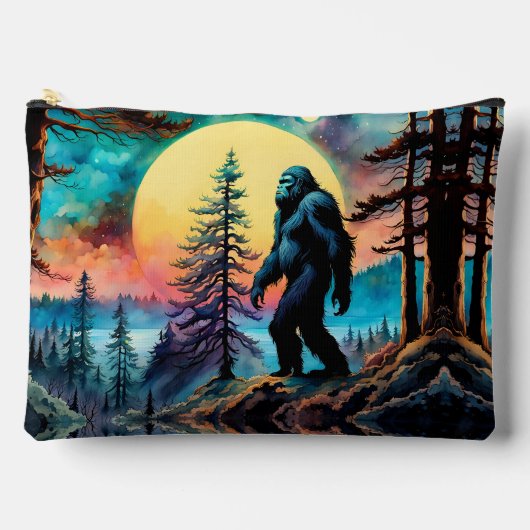 Gone Squatchin' Kleurrijke Sasquatch Landschap Etui (Voorkant)
