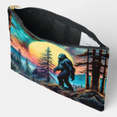 Gone Squatchin' Kleurrijke Sasquatch Landschap Etui (Open)