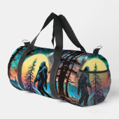 Gone Squatchin' Kleurrijke Sasquatch Landschap Plunjezak (Rechterhoek)