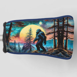 Gone Squatchin' Kleurrijke Sasquatch Moon Golfheadcover