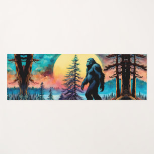Gone Squatchin' Kleurrijke Sasquatch Moon Yogamat