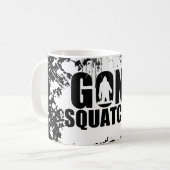 Gone squatchin koffiemok (Voorkant links)