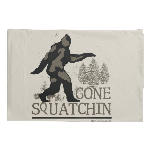 Gone Squatchin Kussensloop (Achterkant)