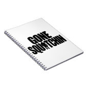 Gone Squatchin-laptop Notitieboek (Rechterzijde)
