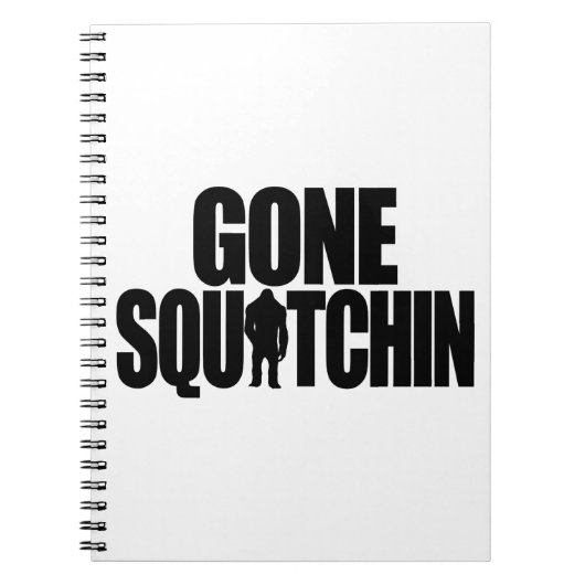 Gone Squatchin-laptop Notitieboek (Voorkant)