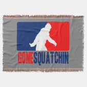 Gone Squatchin League Decor Deken (Voorkant)