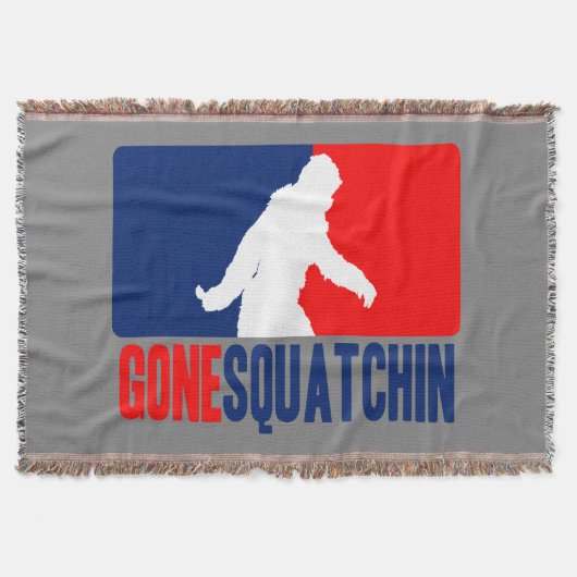 Gone Squatchin League Decor Deken (Voorkant)