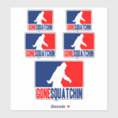 Gone Squatchin League Sticker (Vel)