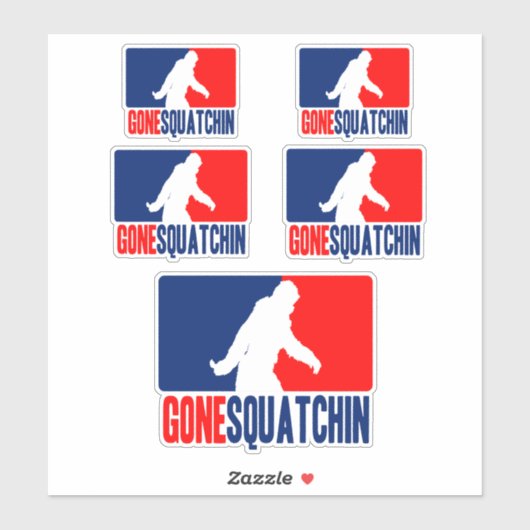 Gone Squatchin League Sticker (Vel)