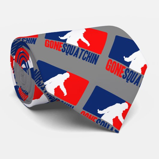 Gone Squatchin League Stropdas (Opgerold)