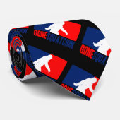 Gone Squatchin League Stropdas (Opgerold)