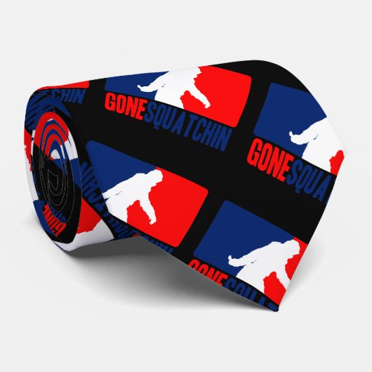Gone Squatchin League Stropdas (Opgerold)