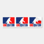 Gone Squatchin League Style Bumpersticker (Voorkant)