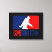 Gone Squatchin League Style Canvas Afdruk (Voorkant)