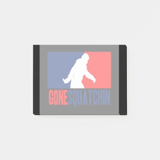Gone Squatchin League Style Post-it® Notes (Voorkant)