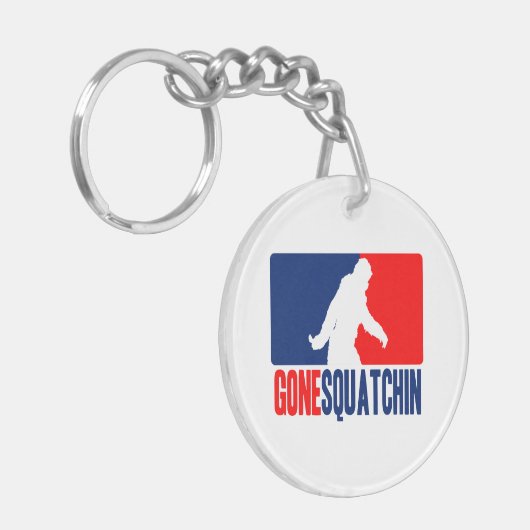 Gone Squatchin League Style Sleutelhanger (Voorkant Links)