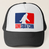 Gone Squatchin League Style Trucker Pet (Voorkant)