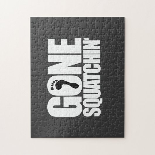 GONE SQUATCHIN" - LEGPUZZEL (Verticaal)