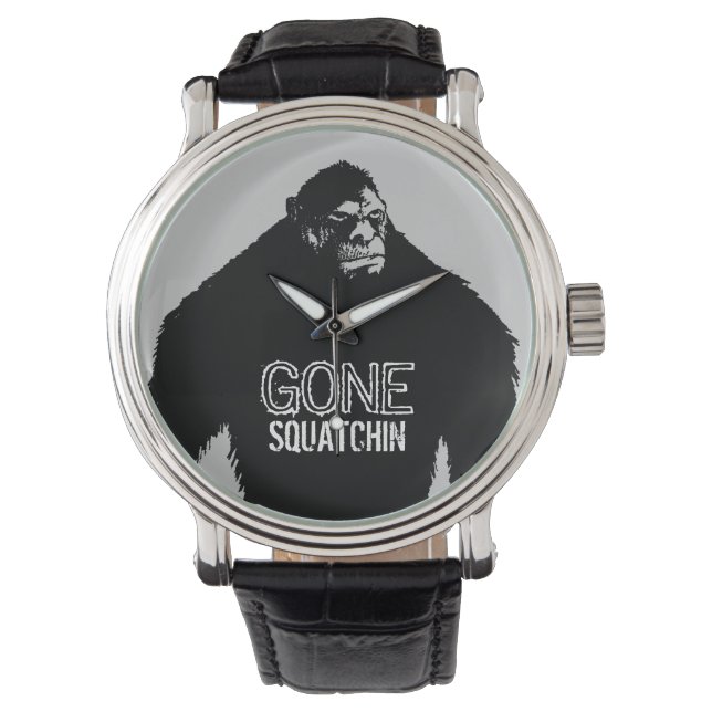 Gone Squatchin met Bigfoot Horloge (Voorkant)