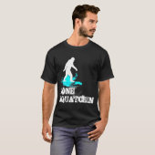 Gone Squatchin met Bigfoot logo T-shirt (Voorkant volledig)