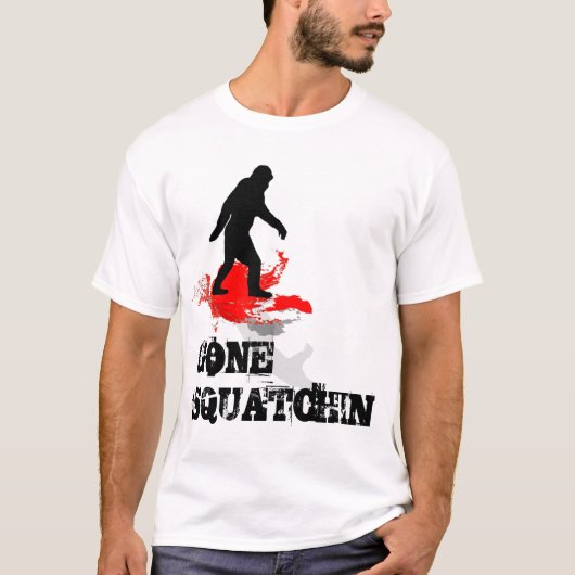 Gone Squatchin met Bigfoot T-shirt (Voorkant)