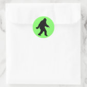 Gone Squatchin' met oordopjes Ronde Sticker (Tas)