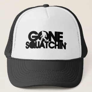 Gone Squatchin' met silhouette Trucker Pet