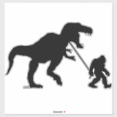 Gone Squatchin met T-rex Sticker (Vel)