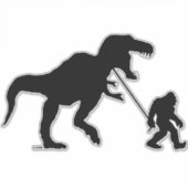Gone Squatchin met T-rex Sticker (Voorkant)